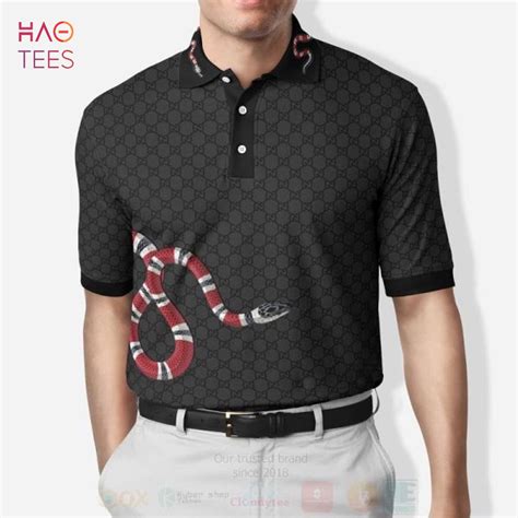 gucci snake clothing|gucci polo shirt snake.